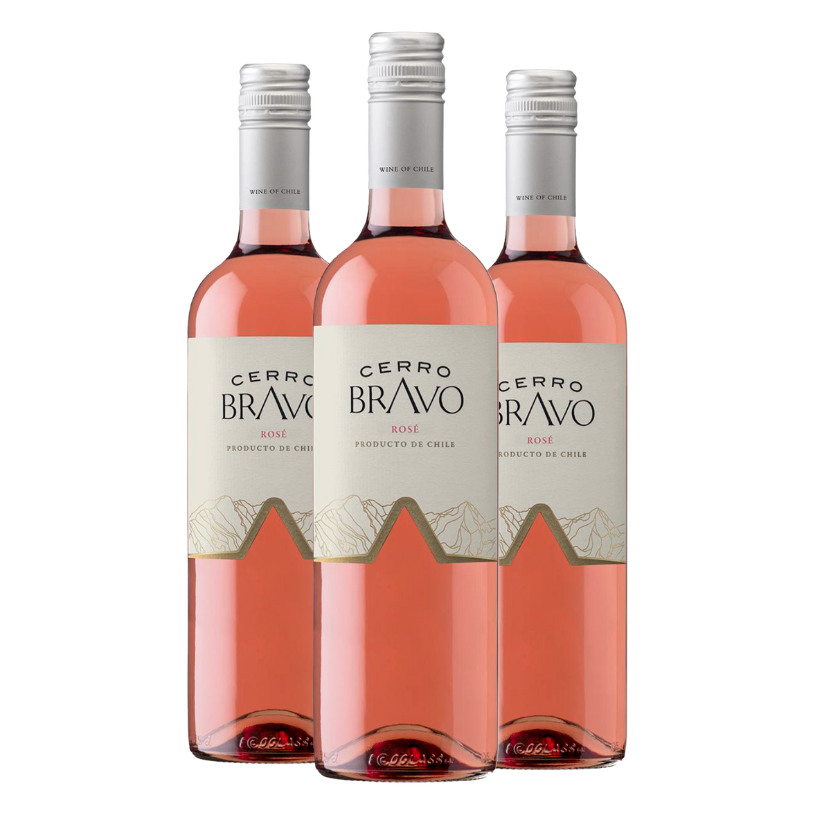 Kit 3 Cerro Bravo Rosé