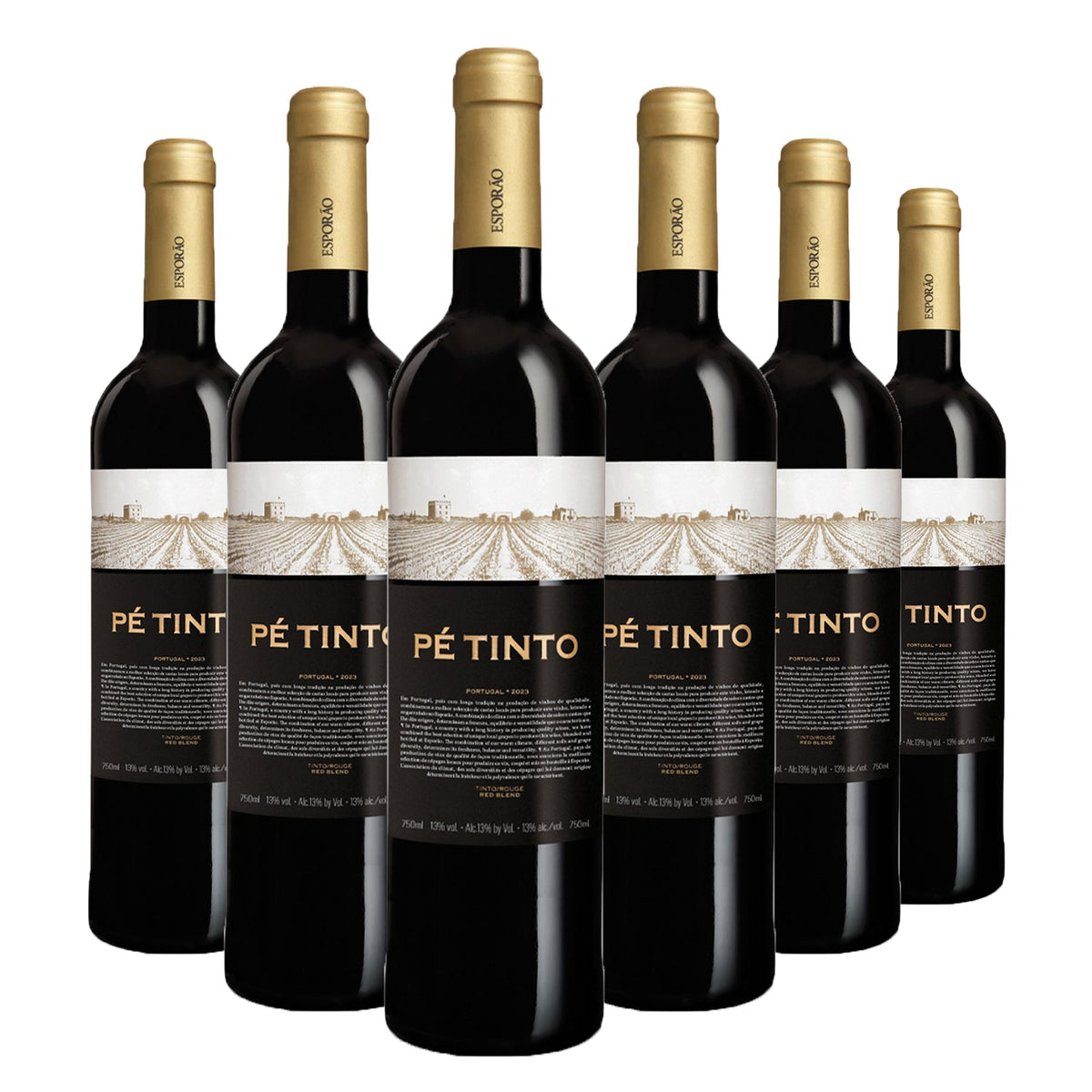 Kit 6 Esporão Pé Tinto