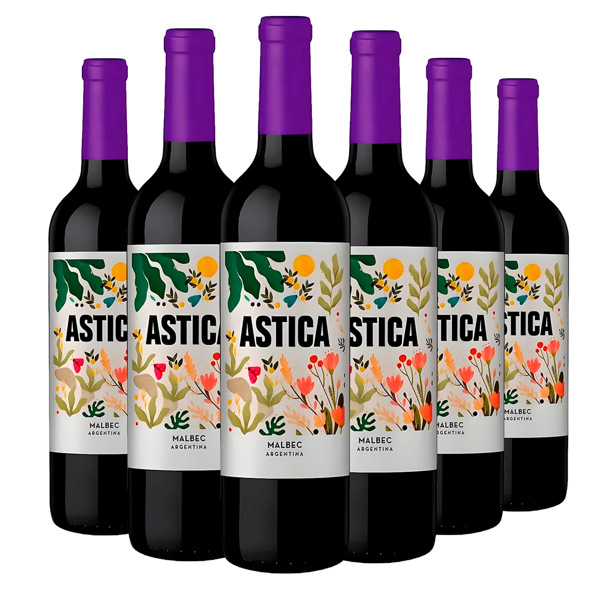 Kit 6 Trapiche Astica Malbec