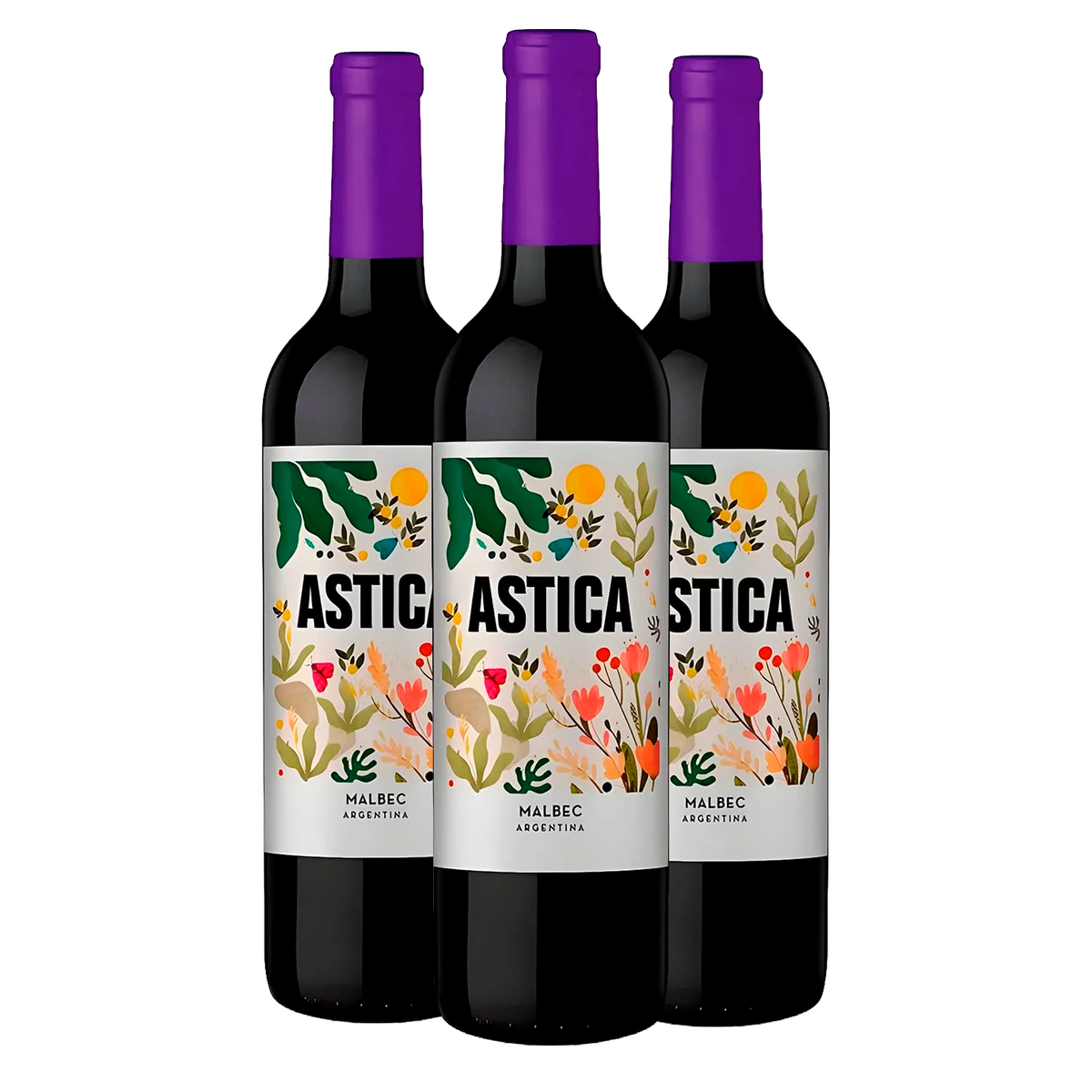 Kit 3 Trapiche Astica Malbec