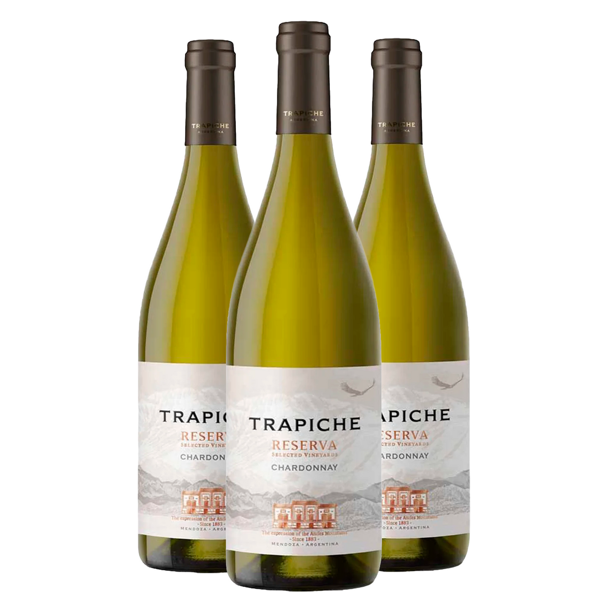 Kit 3 Trapiche Reserva Chardonnay