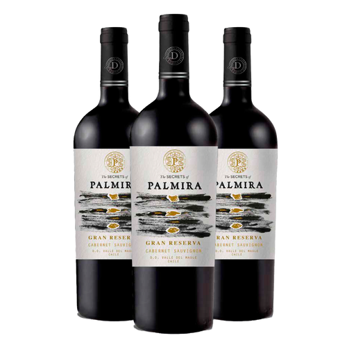 Kit 3 Casa Donoso Palmira Gran Reserva Cabernet Sauvignon