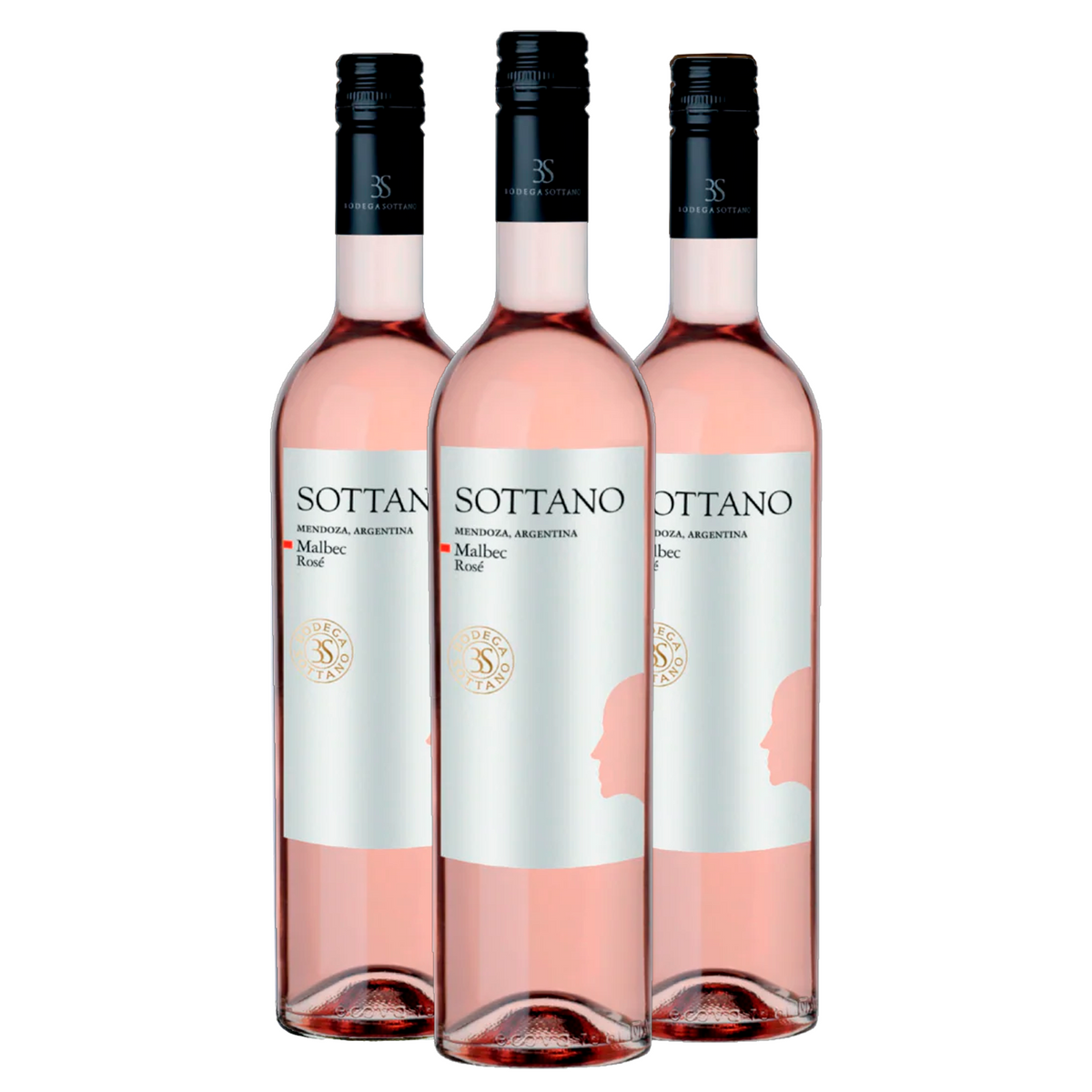 Kit 3 Sottano Clássico Malbec Rosé