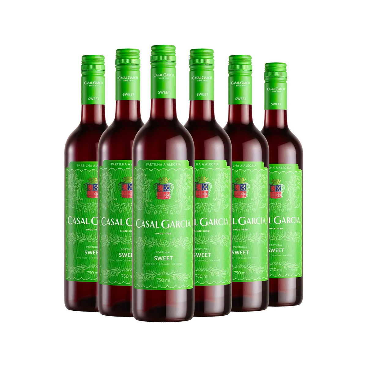 Kit 6 Casal Garcia Vinho Sweet Tinto
