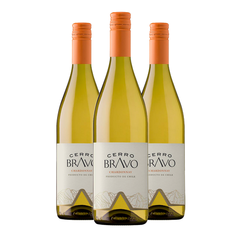 Kit 3 Cerro Bravo Chardonnay