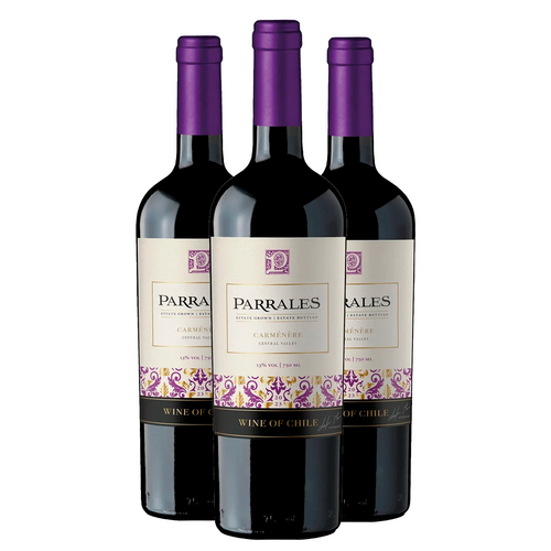 Kit 3 Parrales Carménère