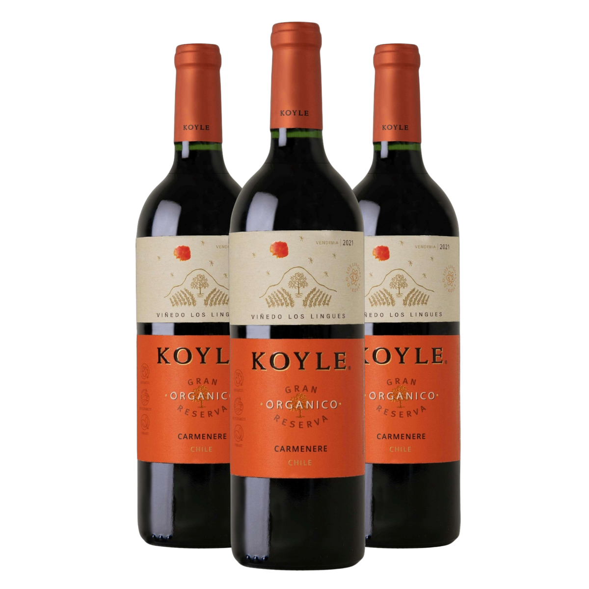 Kit 3 Koyle Gran Reserva Carménèré