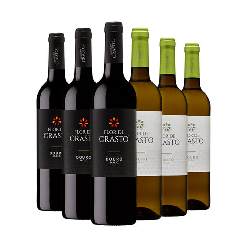 Kit 6 Flor de Crasto Tinto e Branco