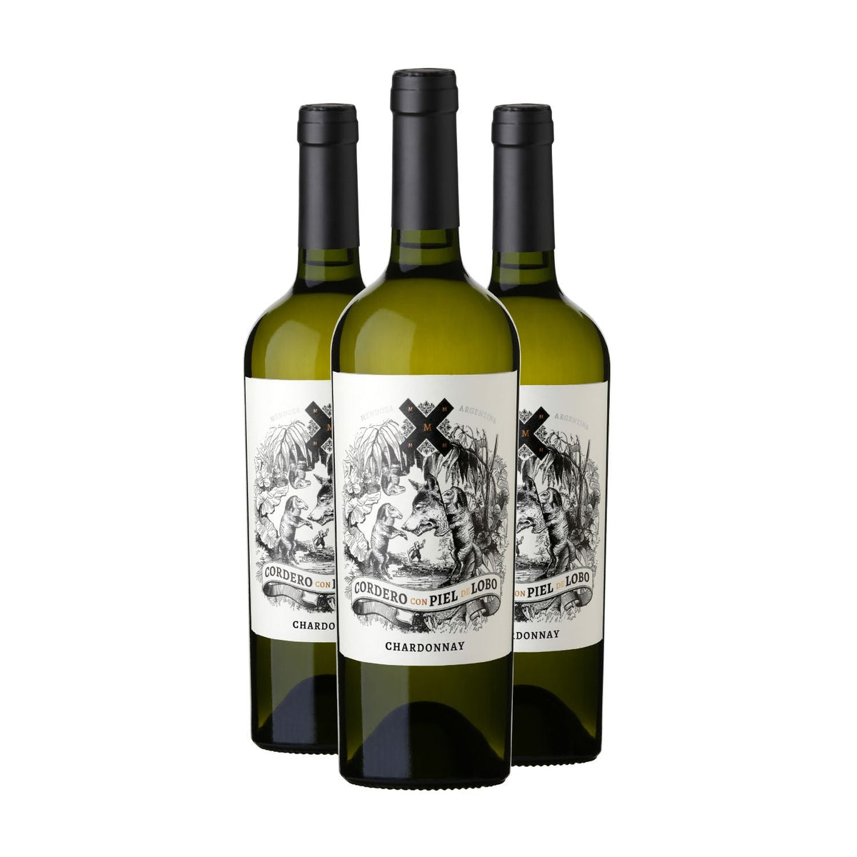 Kit 3 Cordero Con Piel de Lobo Chardonnay