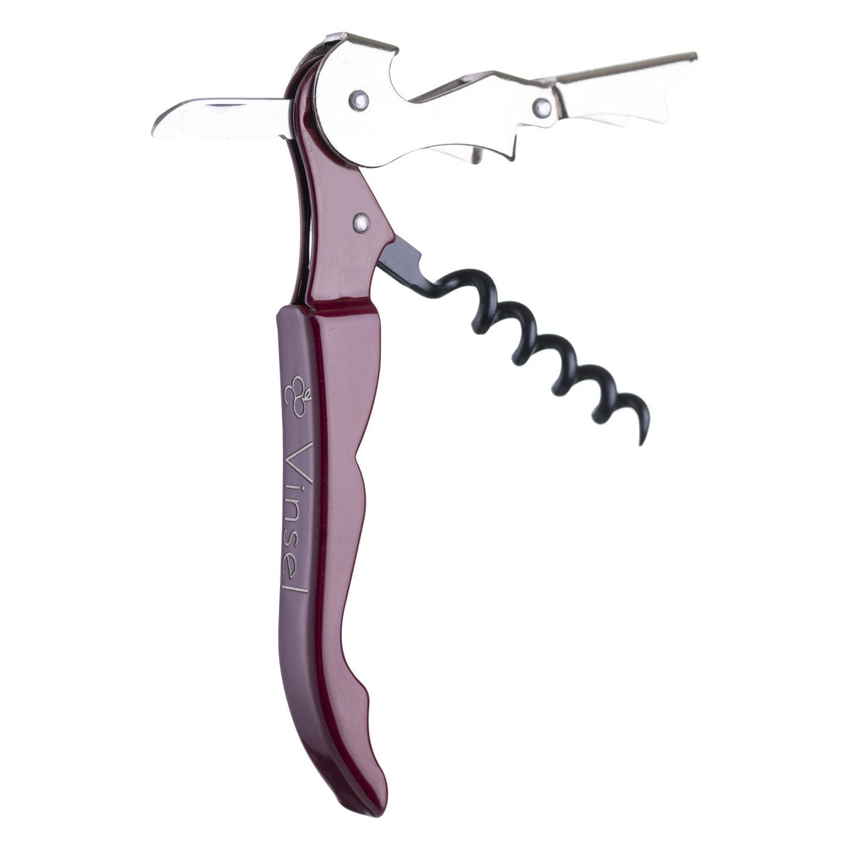 Saca-rolhas Pulltex Pulltaps Bordô