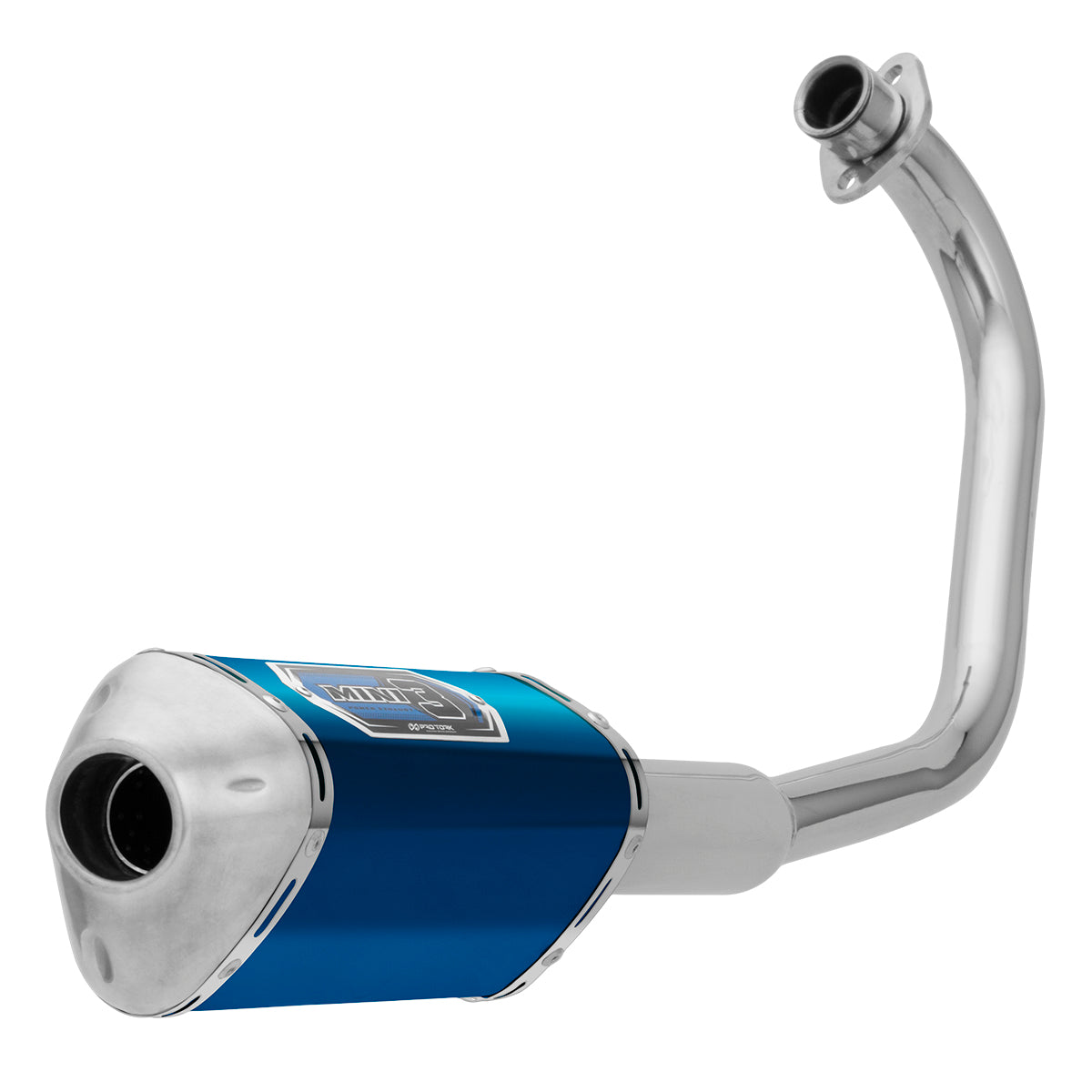 Escapamento Mini 3 para Titan KS 125 2000 a 2
