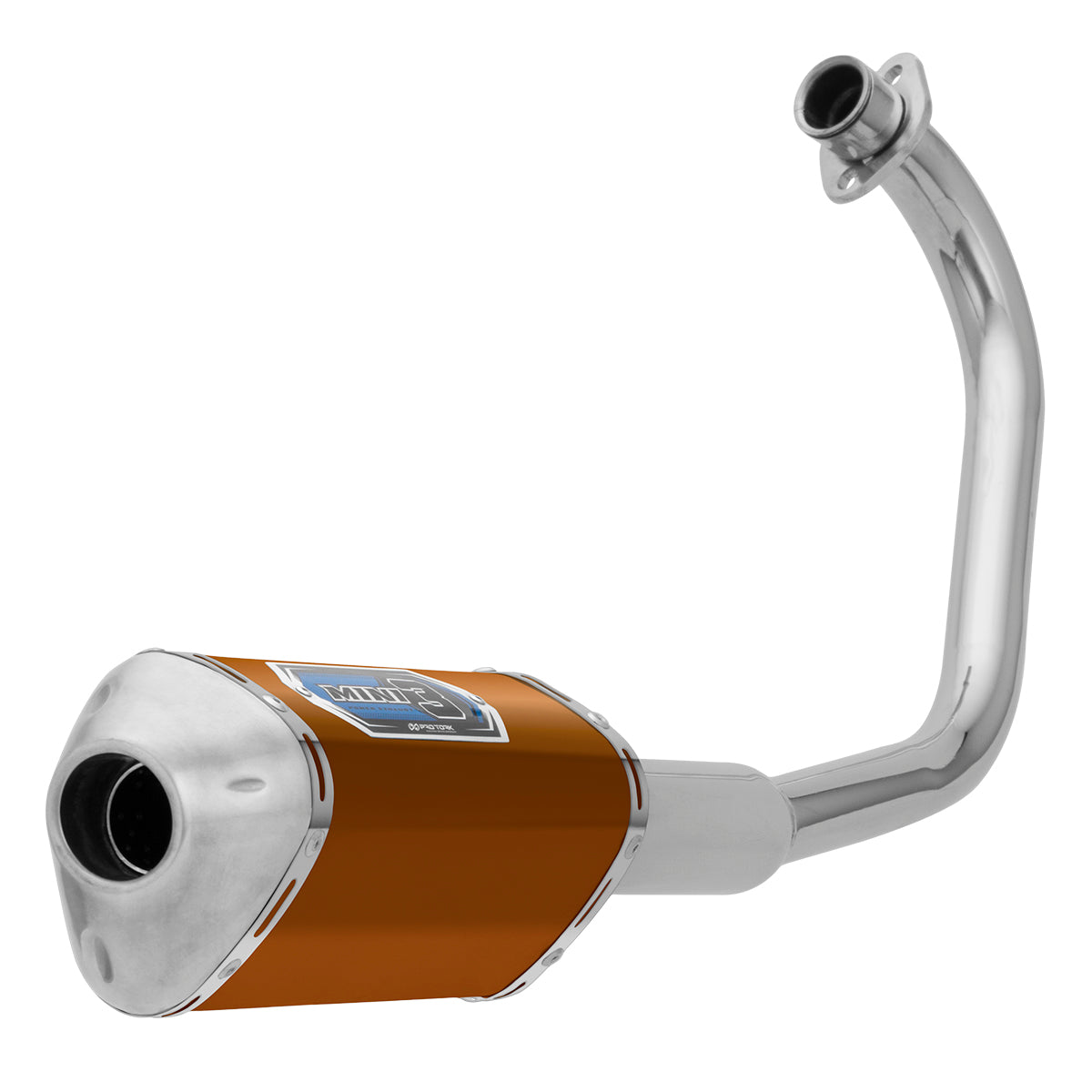 Escapamento Mini 3 para Titan KS 125 2000 a 2