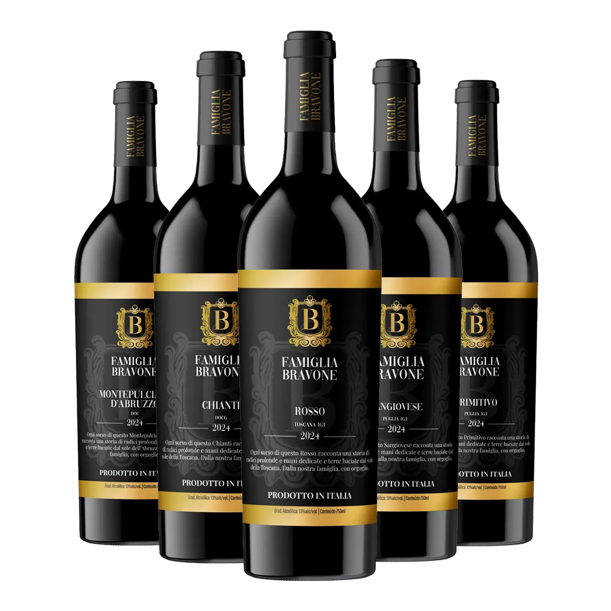 Kit Seleção Especial Famiglia Bravone