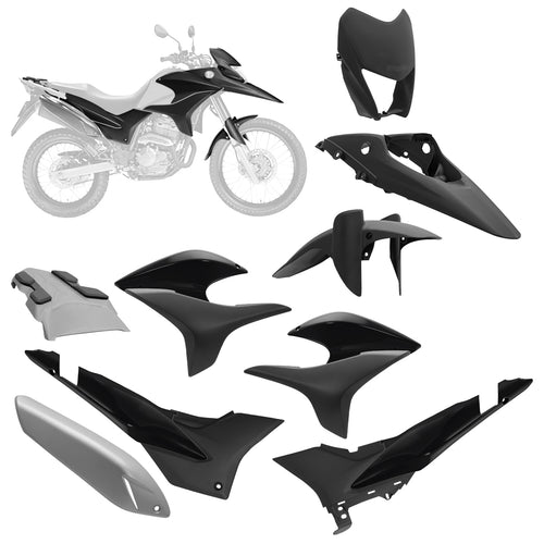 Kit Carenagem 9 Peças XRE 300 2010 a 2012 Pro