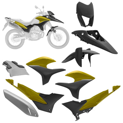 Kit Carenagem 9 Peças XRE 300 2010 a 2012 Pro