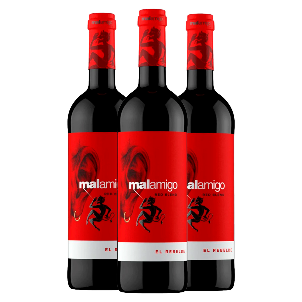 Kit 3 Malamigo El Rebelde Red Blend