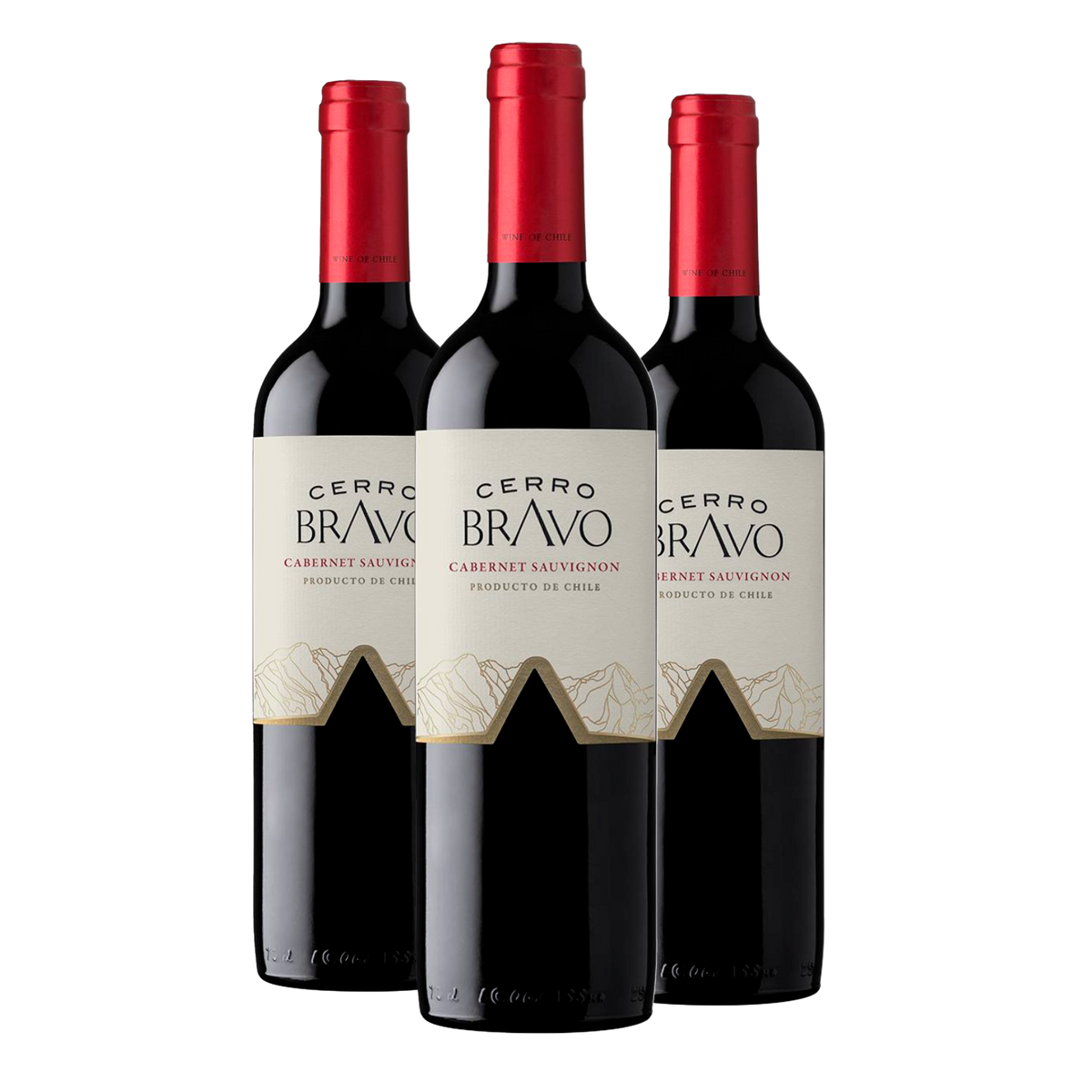 Kit 3 Cerro Bravo Cabernet Sauvignon