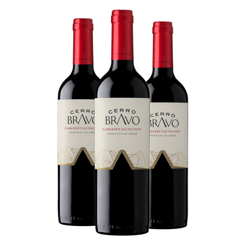 Kit 3 Cerro Bravo Cabernet Sauvignon