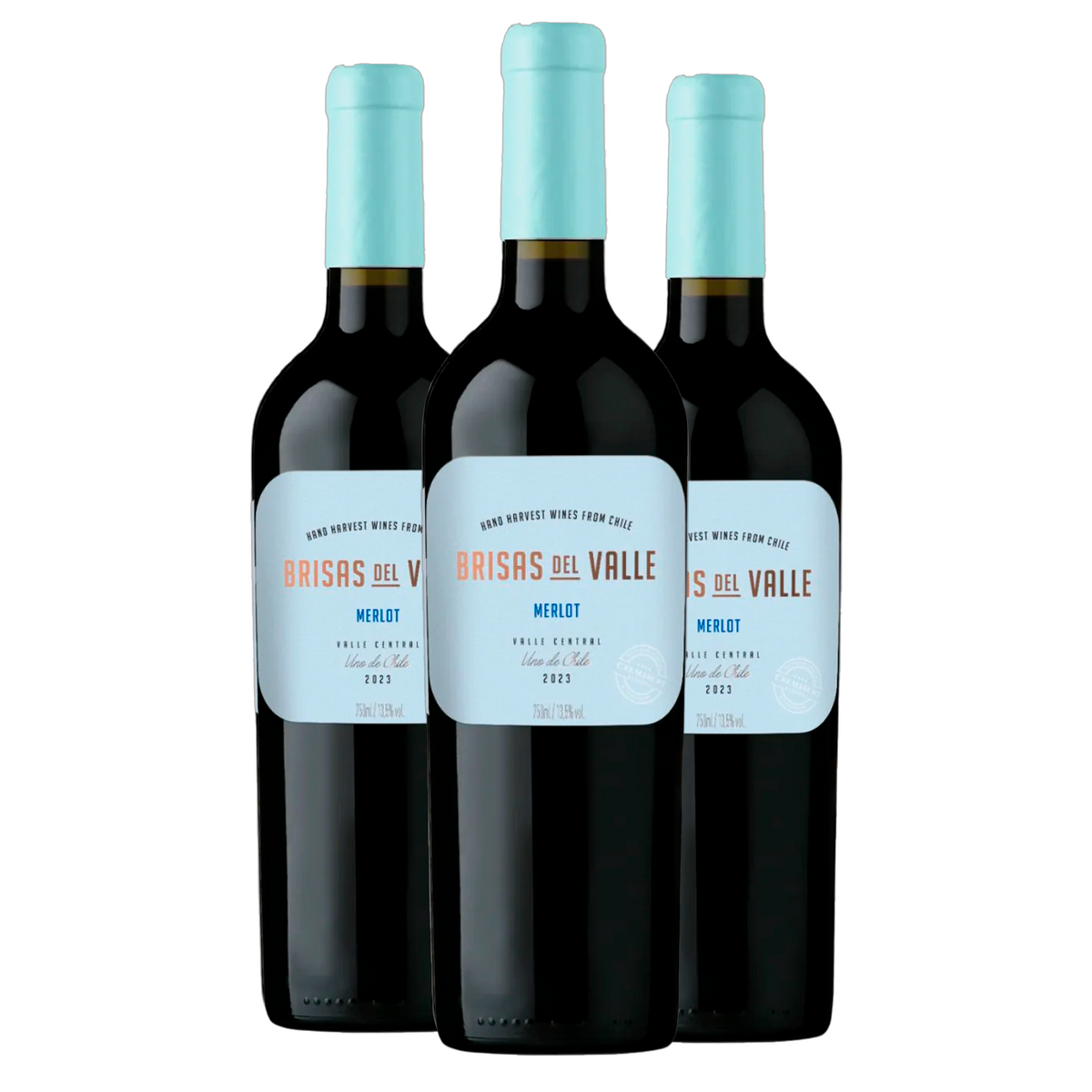 Kit 3 Brisas Del Valle Merlot