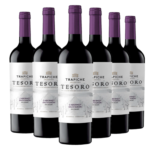 Kit 6 Trapiche Tesoro Cabernet Sauvignon