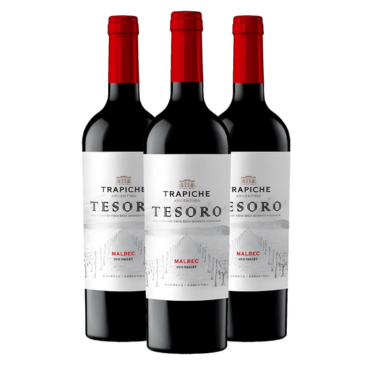 Kit 3 Trapiche Tesoro Malbec
