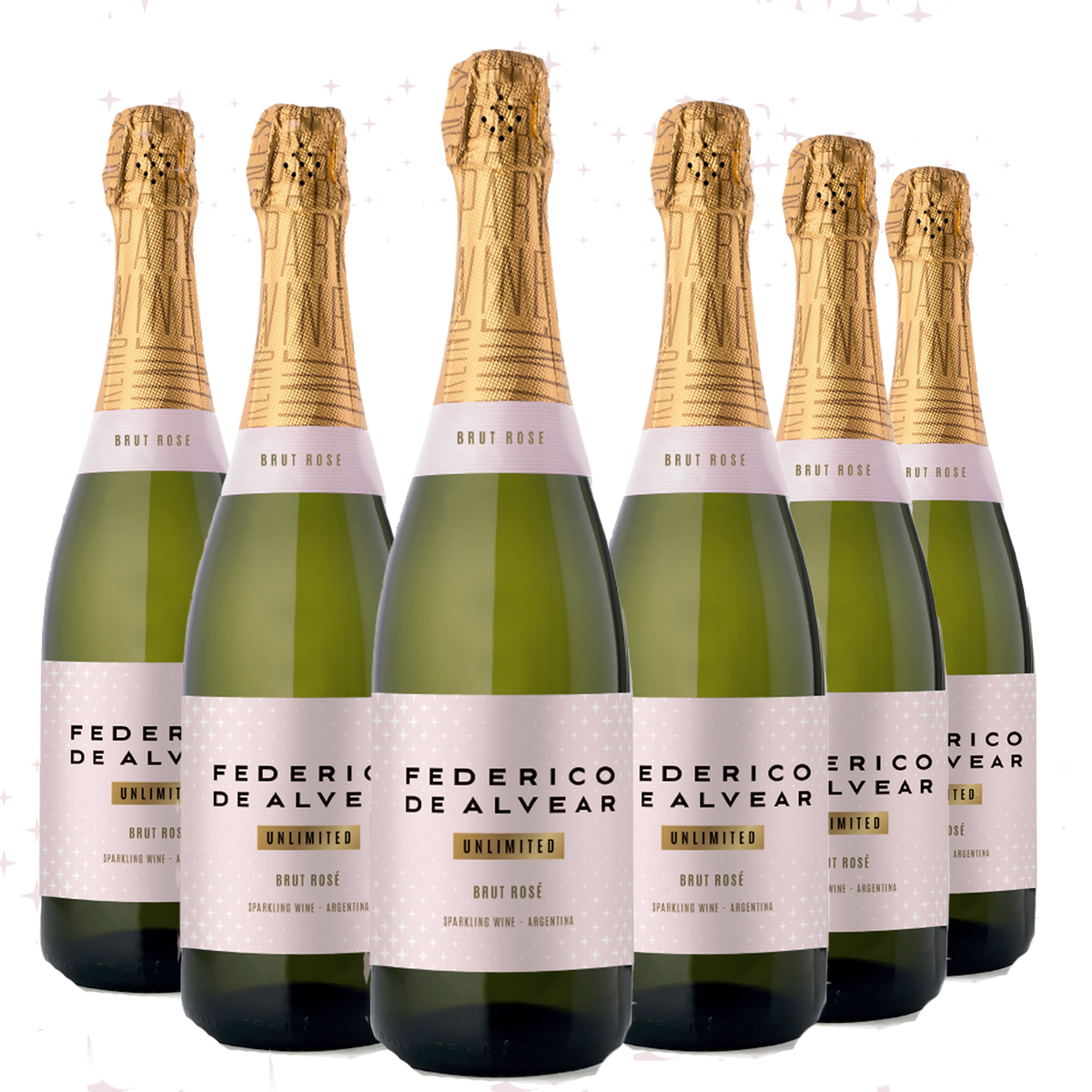Kit 6 Federico de Alvear Rosé Brut