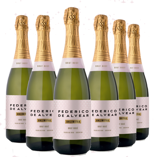 Kit 6 Federico de Alvear Rosé Brut