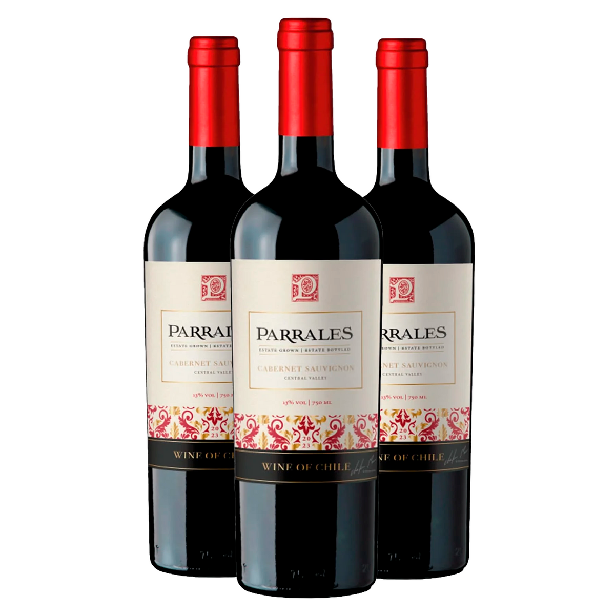 Kit 3 Parrales Cabernet Sauvignon