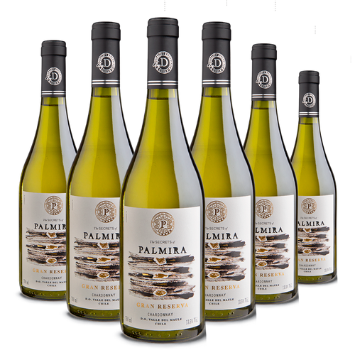 Kit 6 Casa Donoso Palmira Gran Reserva Chardonnay