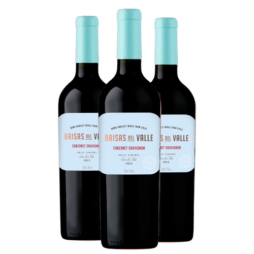 Kit 3 Brisas Del Valle Cabernet Sauvignon