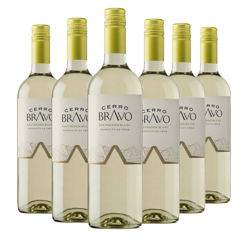 Kit 6 Cerro Bravo Sauvignon Blanc