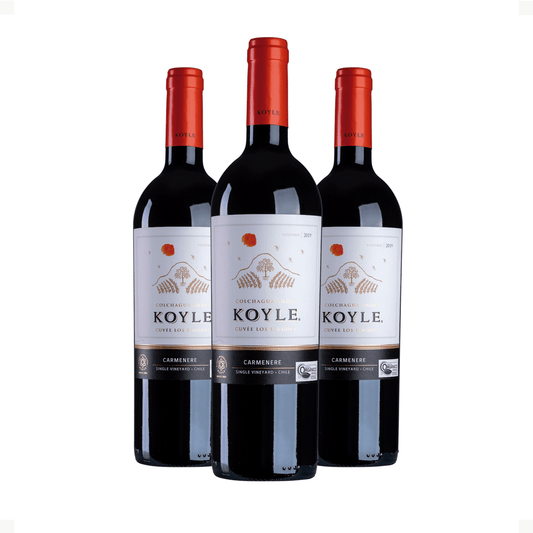 Kit 3 Koyle Cuvée Los Lingues Carménère